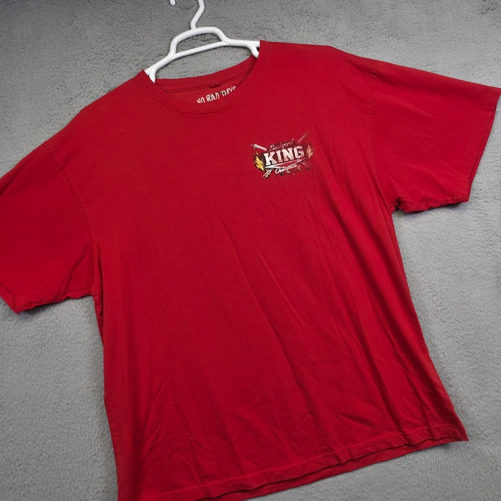 No‎ Bad Days Shirt Mens XXL Red Barbecue Novelty Backyard Grill Novelty Graphics